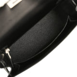 Hermes Kelly Sellier 25 Black Box Palladium Hardware - Thumbnail View 8