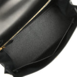 Pre-owned Hermes Kelly Retourne 28 Black Evercalf Gold Hardware - Thumbnail View 8