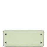 Hermes Kelly Sellier 25 Vert Fizz Epsom Palladium Hardware - Thumbnail View 6