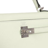 Hermes Kelly Sellier 25 Vert Fizz Epsom Palladium Hardware - Thumbnail View 7