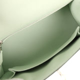 Hermes Kelly Sellier 25 Vert Fizz Epsom Palladium Hardware - Thumbnail View 8