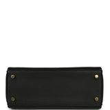 Hermes Kelly Retourne 25 Black Cheri Gold Hardware - Thumbnail View 6