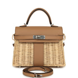Hermes Mini Picnic Kelly 20 Chai Swift Palladium Hardware - Thumbnail View 1