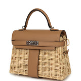 Hermes Mini Picnic Kelly 20 Chai Swift Palladium Hardware - Thumbnail View 5