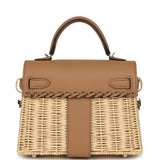 Hermes Mini Picnic Kelly 20 Chai Swift Palladium Hardware - Thumbnail View 4