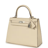 Hermes Kelly Sellier 25 Nata Epsom Palladium Hardware - Thumbnail View 5
