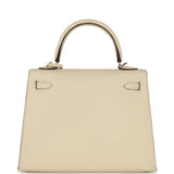 Hermes Kelly Sellier 25 Nata Epsom Palladium Hardware - Thumbnail View 4