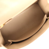 Hermes Special Order (HSS) Kelly Sellier 25 Gris Tourterelle, Nata Chevre Mysore Brushed Gold Hardware - Thumbnail View 8
