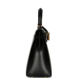 Hermes Kelly Sellier 25 Black Box Gold Hardware - Thumbnail View 3