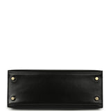 Hermes Kelly Sellier 25 Black Box Gold Hardware - Thumbnail View 6