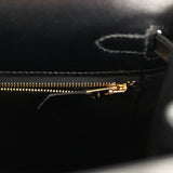 Hermes Kelly Sellier 25 Black Box Gold Hardware - Thumbnail View 9