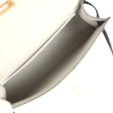 Hermes Special Order (HSS) Kelly Sellier 20 Black Verso Epsom Gold Hardware - Thumbnail View 8