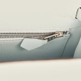 Hermes Kelly Sellier 25 Bleu Brume Epsom Palladium Hardware - Thumbnail View 9