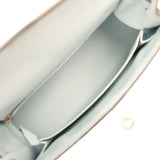 Hermes Kelly Sellier 25 Bleu Brume Epsom Palladium Hardware - Thumbnail View 8