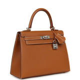 Hermes Kelly Sellier 25 Gold Epsom Palladium Hardware - Thumbnail View 2