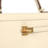 Hermes Kelly Retourne 25 Nata Swift Gold Hardware - Thumbnail View 7