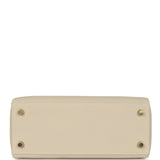 Hermes Kelly Retourne 25 Craie Togo Permabrass Hardware - Thumbnail View 6