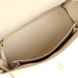 Hermes Kelly Retourne 25 Craie Togo Permabrass Hardware - Thumbnail View 8