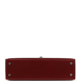 Hermes Kelly Sellier 20 Rouge H Box Palladium Hardware - Thumbnail View 6