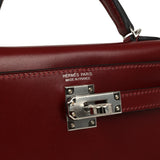 Hermes Kelly Sellier 20 Rouge H Box Palladium Hardware - Thumbnail View 7