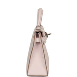 Pre-owned Hermes Kelly Sellier 20 Mauve Pale Epsom Palladium Hardware - Thumbnail View 3
