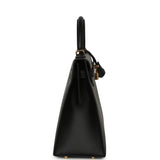 Pre-owned Hermes Kelly Sellier 32 Black Epsom Gold Hardware - Thumbnail View 3