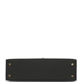 Hermes Special Order (HSS) Kelly Sellier 20 Black Verso Epsom Permabrass Hardware - Thumbnail View 6