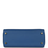 Hermes Kelly Retourne 25 Bleu France Swift Gold Hardware - Thumbnail View 6