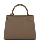 Hermes Kelly Sellier 28 Etoupe Epsom Gold Hardware - Thumbnail View 4