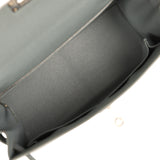 Pre-owned Hermes Kelly Sellier 28 Vert Amande Epsom Palladium Hardware - Thumbnail View 8