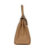 Pre-owned Hermes Kelly Retourne 28 Trench Clemence Palladium Hardware - Thumbnail View 3