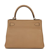 Pre-owned Hermes Kelly Retourne 28 Trench Clemence Palladium Hardware - Thumbnail View 4