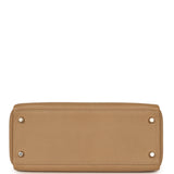 Pre-owned Hermes Kelly Retourne 28 Trench Clemence Palladium Hardware - Thumbnail View 6