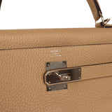 Pre-owned Hermes Kelly Retourne 28 Trench Clemence Palladium Hardware - Thumbnail View 7