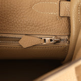 Pre-owned Hermes Kelly Retourne 28 Trench Clemence Palladium Hardware - Thumbnail View 9