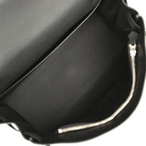 Pre-owned Hermes Kelly 42 Maxi Black Togo Palladium Hardware - Thumbnail View 9