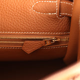 Pre-owned Hermes Kelly Retourne 28 Gold Togo Gold Hardware - Thumbnail View 9
