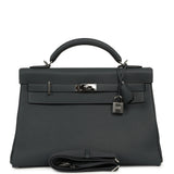 Pre-owned Hermes Kelly 42 Maxi Gris Misty Togo Palladium Hardware - Thumbnail View 1