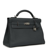 Pre-owned Hermes Kelly 42 Maxi Gris Misty Togo Palladium Hardware - Thumbnail View 2