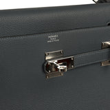 Pre-owned Hermes Kelly 42 Maxi Gris Misty Togo Palladium Hardware - Thumbnail View 7