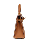 Hermes Kelly Sellier 20 Gold Epsom Gold Hardware - Thumbnail View 3