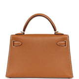Hermes Kelly Sellier 20 Gold Epsom Gold Hardware - Thumbnail View 4