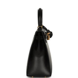 Hermes Kelly Sellier 25 Black Box Gold Hardware - Thumbnail View 3