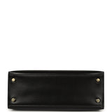 Hermes Kelly Sellier 25 Black Box Gold Hardware - Thumbnail View 6