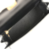 Hermes Kelly Sellier 25 Black Box Gold Hardware - Thumbnail View 8