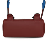 Hermes "Quelle Idolle" Kelly Doll Rouge H, Bleu Hydra Swift Palladium Hardware - Thumbnail View 6