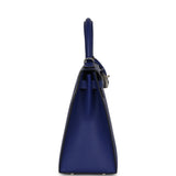 Hermes Kelly Sellier 28 Bleu Electric Epsom Brushed Palladium Hardware - Thumbnail View 3