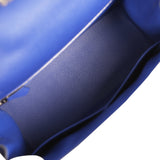 Hermes Kelly Sellier 28 Bleu Electric Epsom Brushed Palladium Hardware - Thumbnail View 8