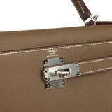 Hermes Kelly Sellier 28 Etoupe Epsom Palladium Hardware - Thumbnail View 7