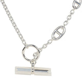 Hermes Farandole Rope Necklace 80cm Sterling Silver Hardware